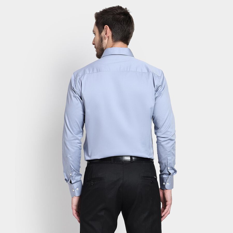 Men's Formal Shirt , Mid Blue, large image number null