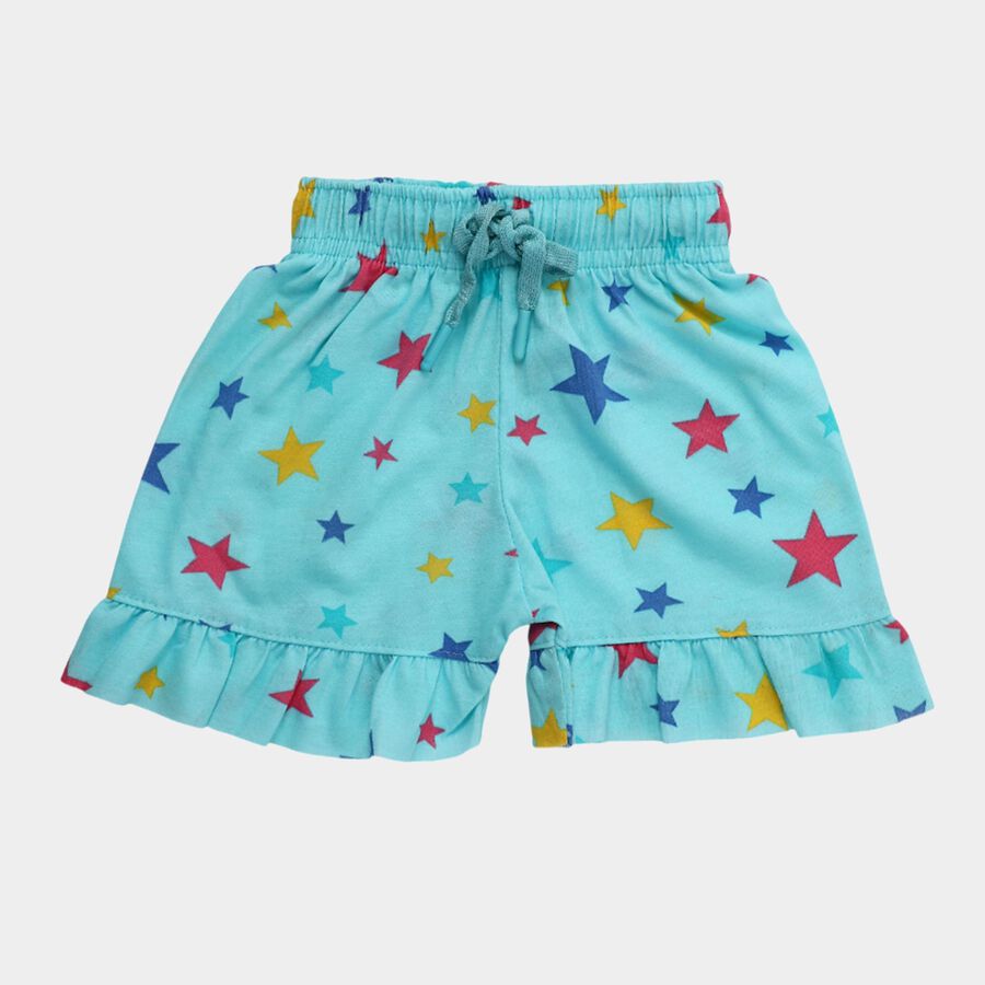 Girls' Shorts, Aqua, large