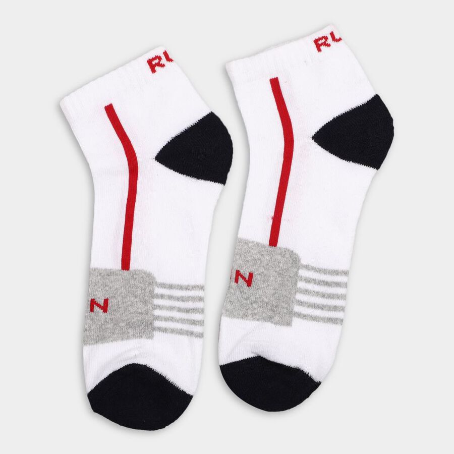 Men's Socks (Pack of 2), मिश्रित हल्का ग्रे, large