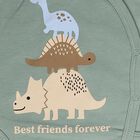 Infants' Bodysuit, हल्का हरा, small