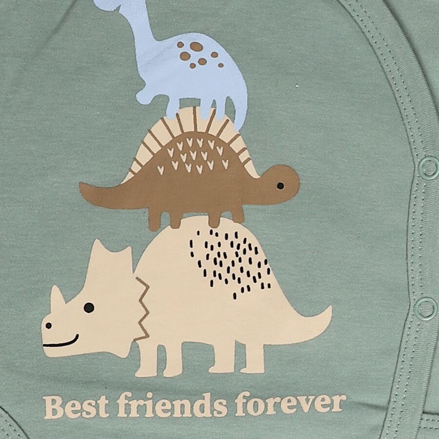 Infants' Bodysuit, हल्का हरा, large