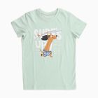 Boys Light Mint Green Cotton Round Neck Casual T-Shirt, Light Green, small