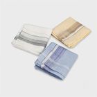 Men's Light Blue Striped Pack of 3 Handkerchief, Light Blue, small