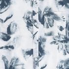 Boys' White and Navy Printed Half Sleeve Classic Collar Casual Shirt, White, small