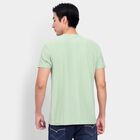 Men's Round Neck Half Sleeves T-Shirt, Light Green, small image number null