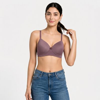 Women's Purple T-Shirt Bra