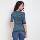 Ladies' 100% Cotton Top, Dark Green, small image number null