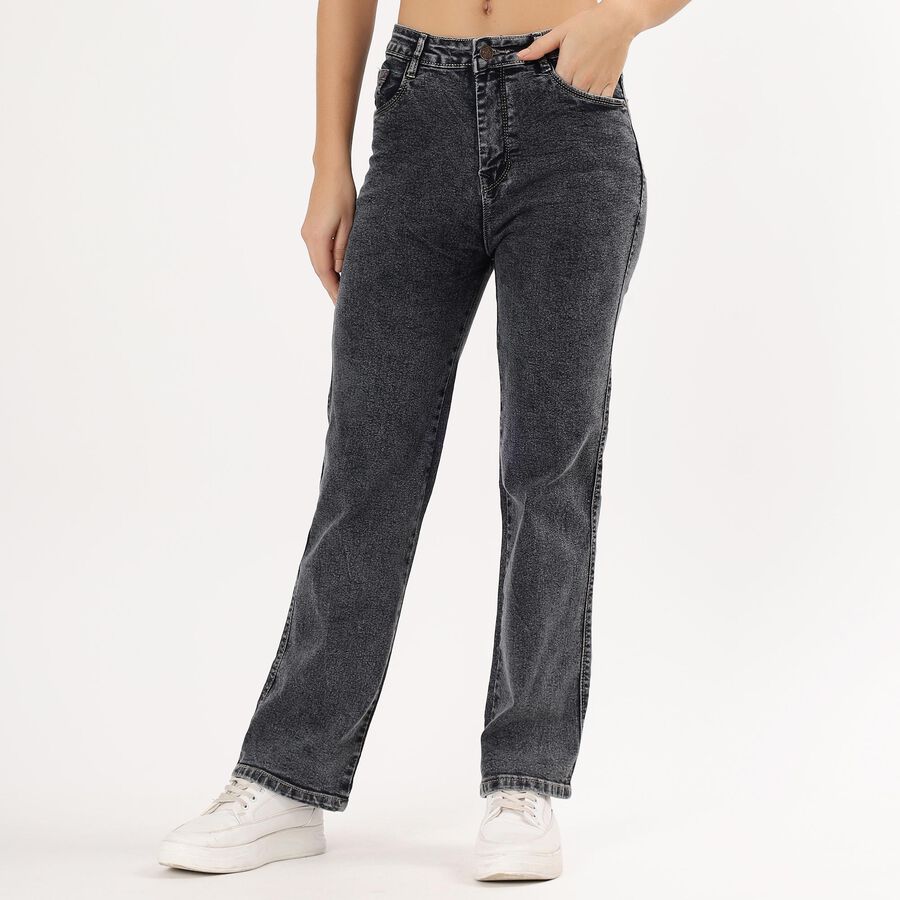Ladies' Jeans, Dark Grey, large image number null