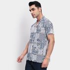 Men's Casual Shirt, टील ब्लू, small