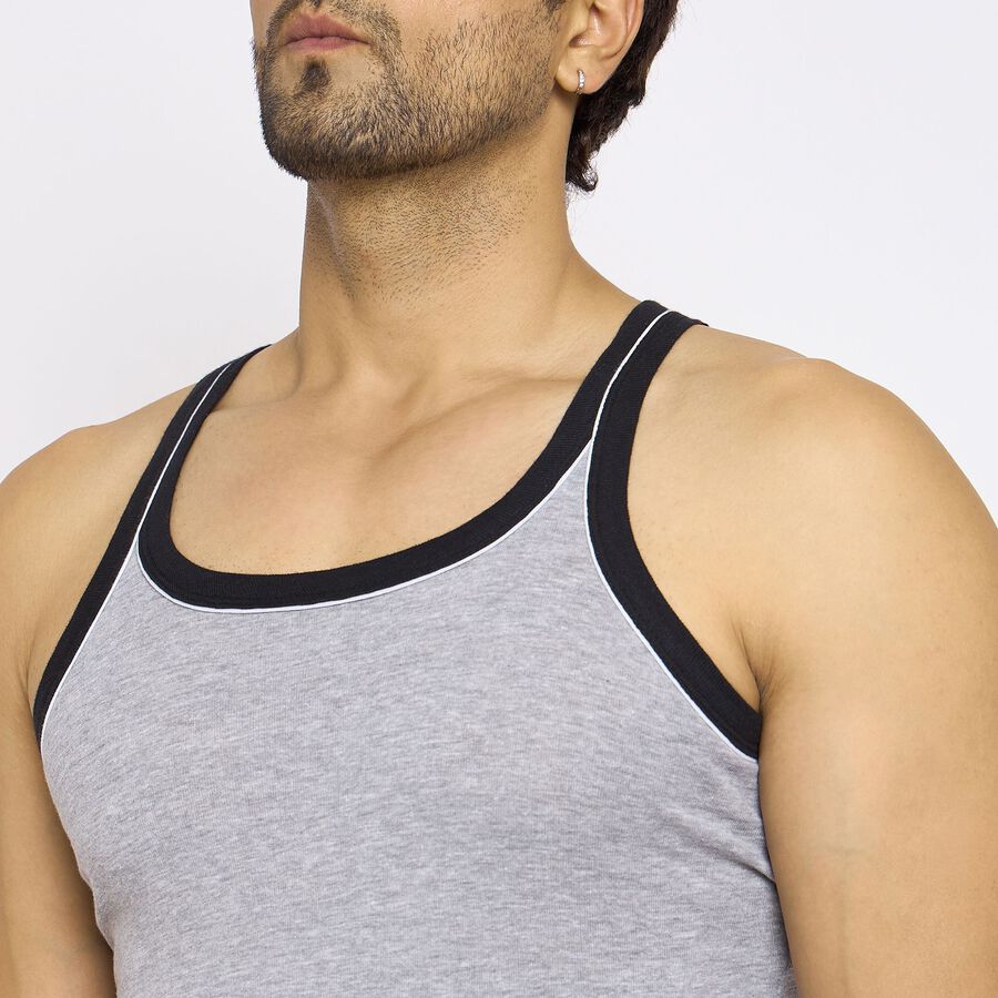 Men's Gym T-Shirt, मिश्रित हल्का ग्रे, large image number null