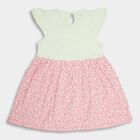 Infant Girls' 100% Cotton Frock , Light Green, small