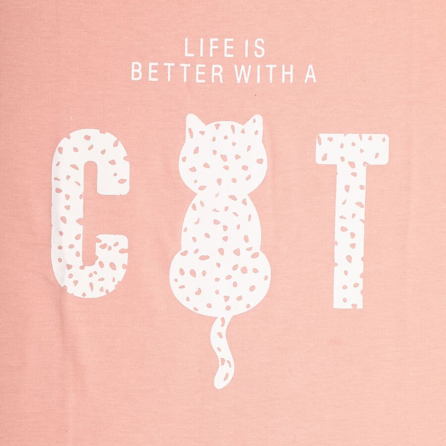 Girls' T-Shirt, Peach, large image number null
