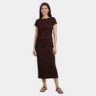 Women's Brown Textured Co-ord Set, Brown, small