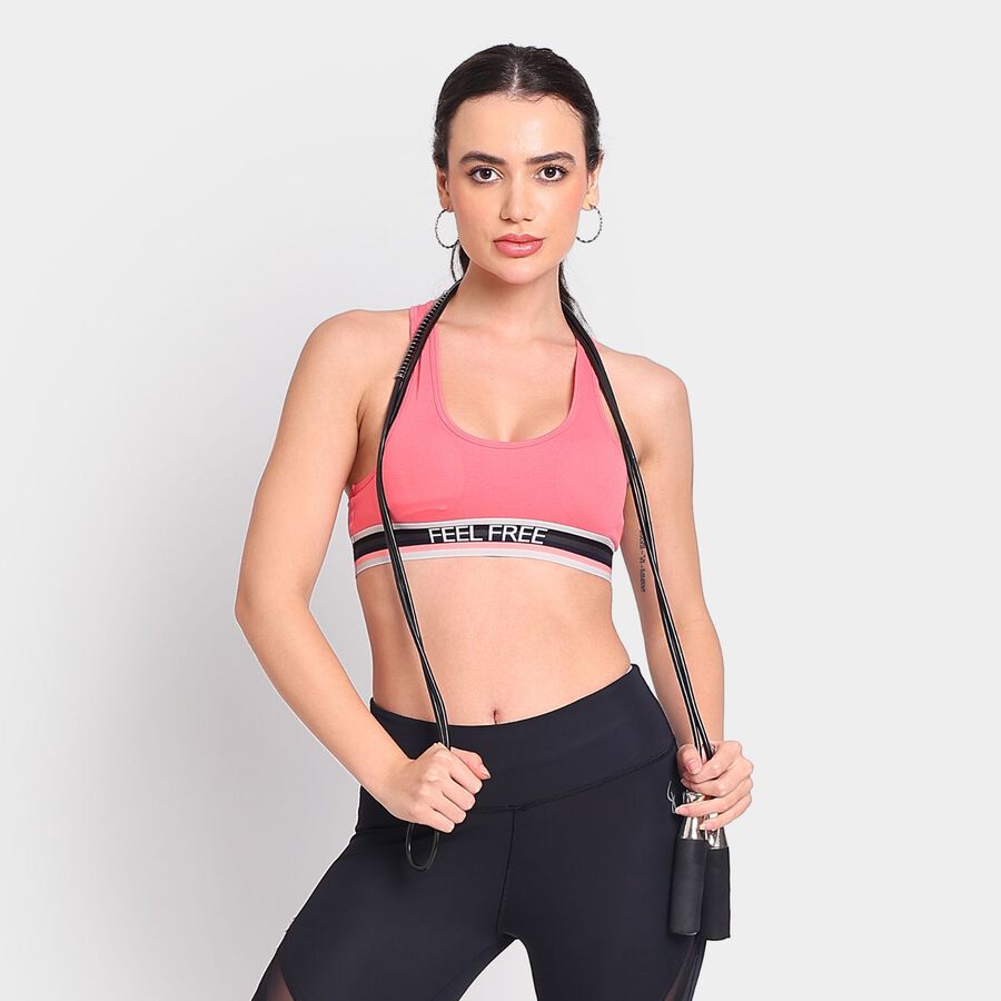 Ladies' Bra, Pink, large image number null