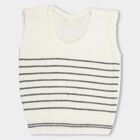 Infants Rich Eggshell White V-Neck Sleeveless Thermal, Off White, small image number null