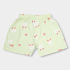 Girls' Shorts, हल्का हरा, small