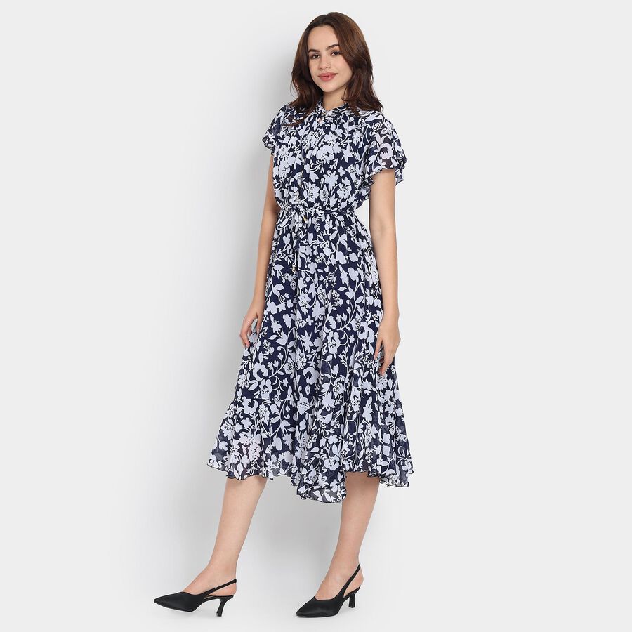 Ladies' Dress, Navy Blue, large image number null