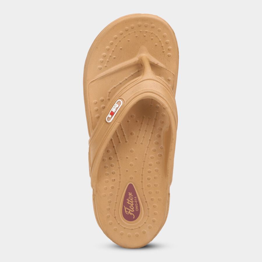 Men's Slippers, Beige, large image number null
