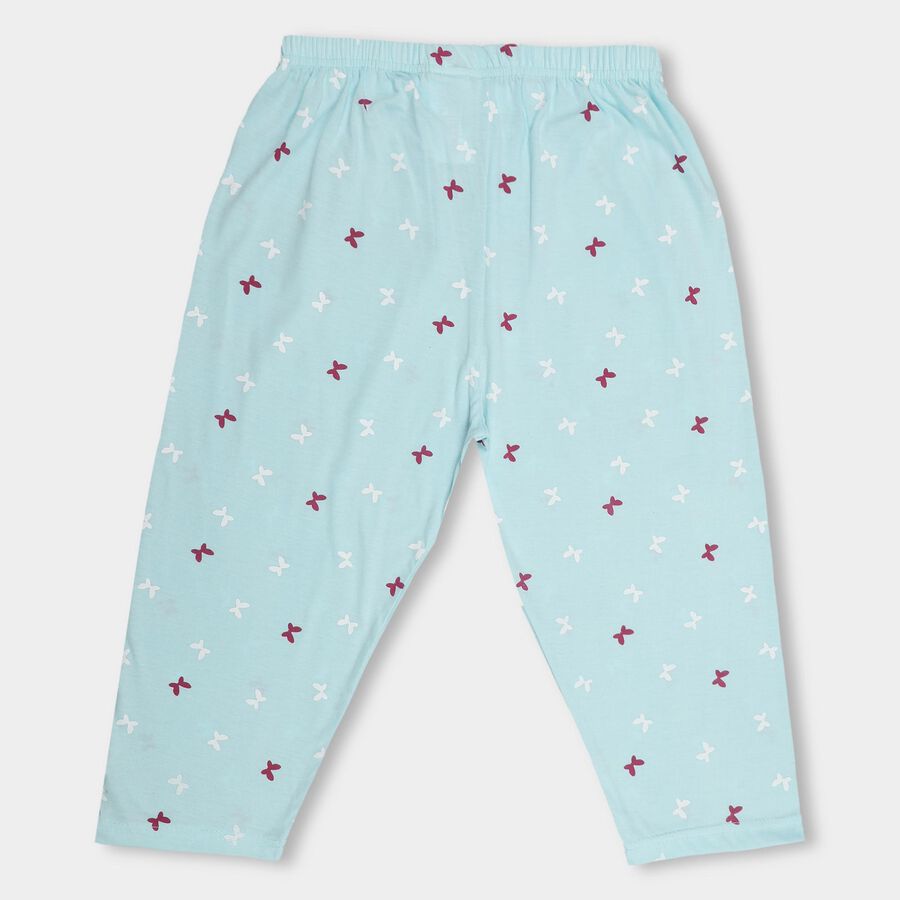 Girls' Capri, हल्का हरा, large image number null