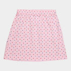 Girls Printed Pull Ups Skirt, Light Pink, small image number null