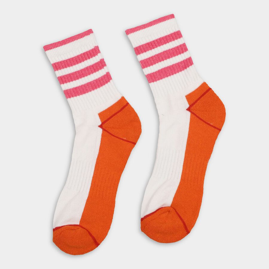 Ladies' Socks , सफ़ेद, large image number null