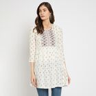 Ladies' Kurti , ऑफ व्हाइट, small image number null