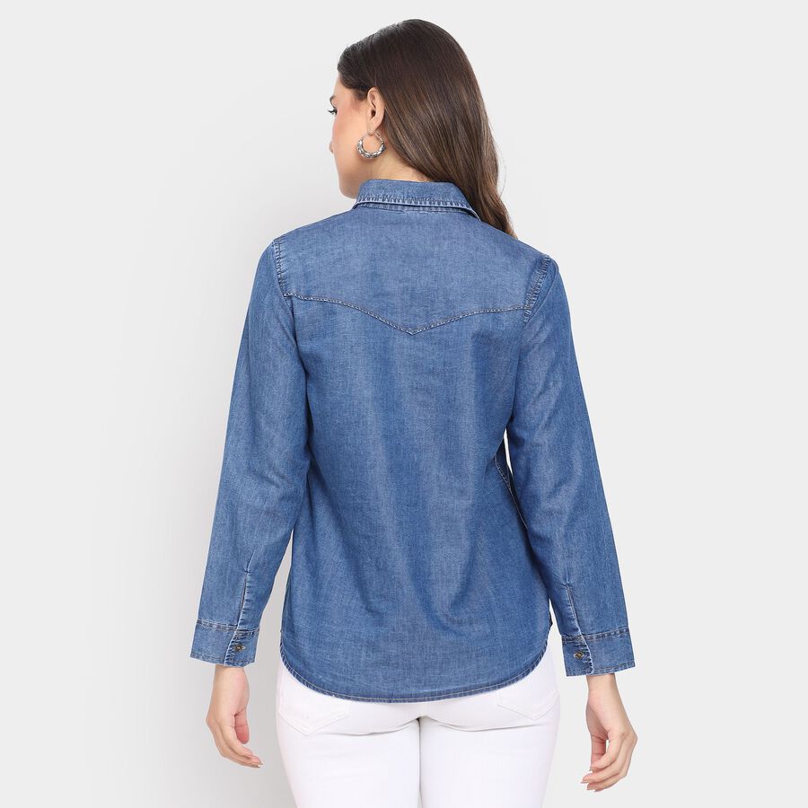 Ladies' Shirt , Mid Blue, large image number null