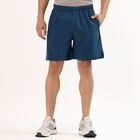 Men's Muted Blue Regular Fit Active Bermuda Shorts, Teal Blue, small image number null