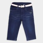 Girls' Capri, Mid Blue, small image number null