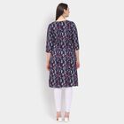 Ladies' Kurta, गहरा नीला, small image number null