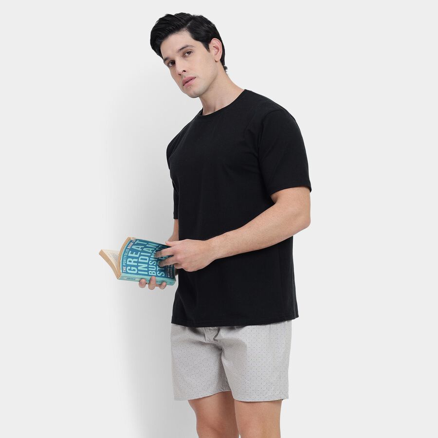 Men's 100% Cotton Boxers , हल्का ग्रे, large image number null