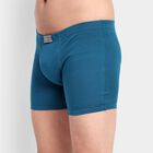 Men's 100% Cotton Trunks, Teal Blue, small image number null