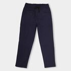 Boys' 100% Cotton Jogger Trouser , Navy Blue, small image number null