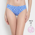 Cotton Printed Panty, Off White, small image number null