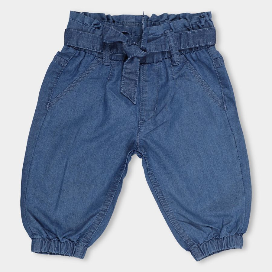 Girls' Capri, Mid Blue, large image number null