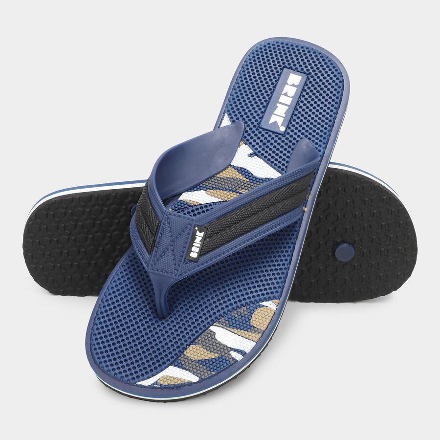 Men's Slipper, Blue, large image number null