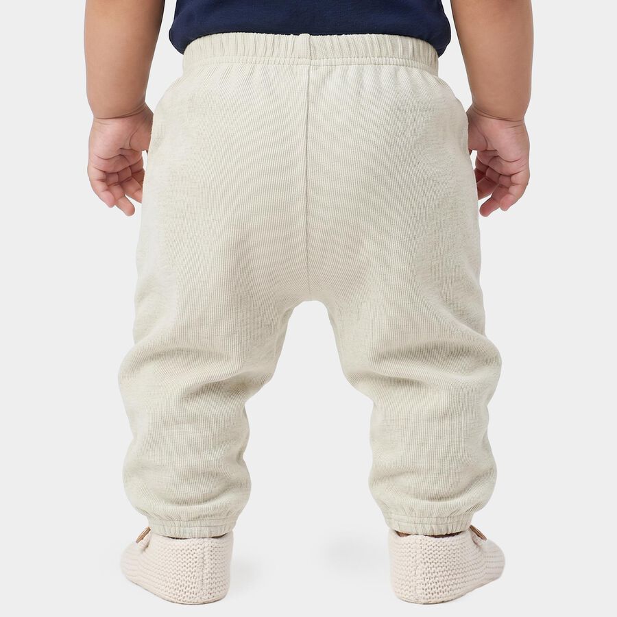 Infants' Light Grey Jogger Graphic Printed Pyjama, Light Grey, large