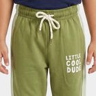 Boys Olive Green Jogger Slogan Print Pyjama, ओलिव, small