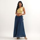 Ladies' Lehenga Skirt, Teal Blue, small image number null
