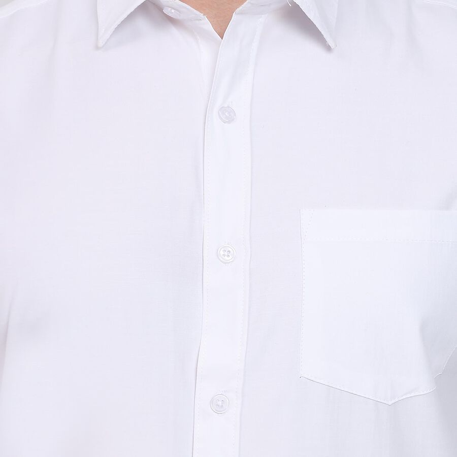 Men's Formal Shirt, सफ़ेद, large image number null