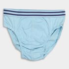 Boys' 100% Cotton Briefs , हल्का नीला, small