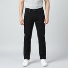 Men's Charcoal Regular Fit Stretchable Jeans, चारकोल, small