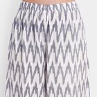 Printed Palazzo, White, small image number null
