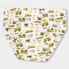 Boys' 100% Cotton V-Cut Briefs, White, small image number null