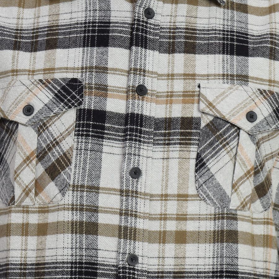 Men's 100% Cotton Casual Shirt, Dark Grey, large image number null