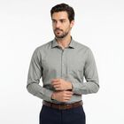 Men's Dark Grey Formal Shirt, Dark Grey, small