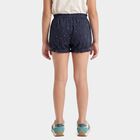 Girls' Navy Blue Regular Fit Star Printed Bloomer, नेवी ब्लू, small