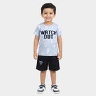 Boys' Woven Baba Suit, Light Blue, small