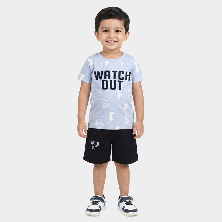 Boys' Woven Baba Suit, Light Blue, large