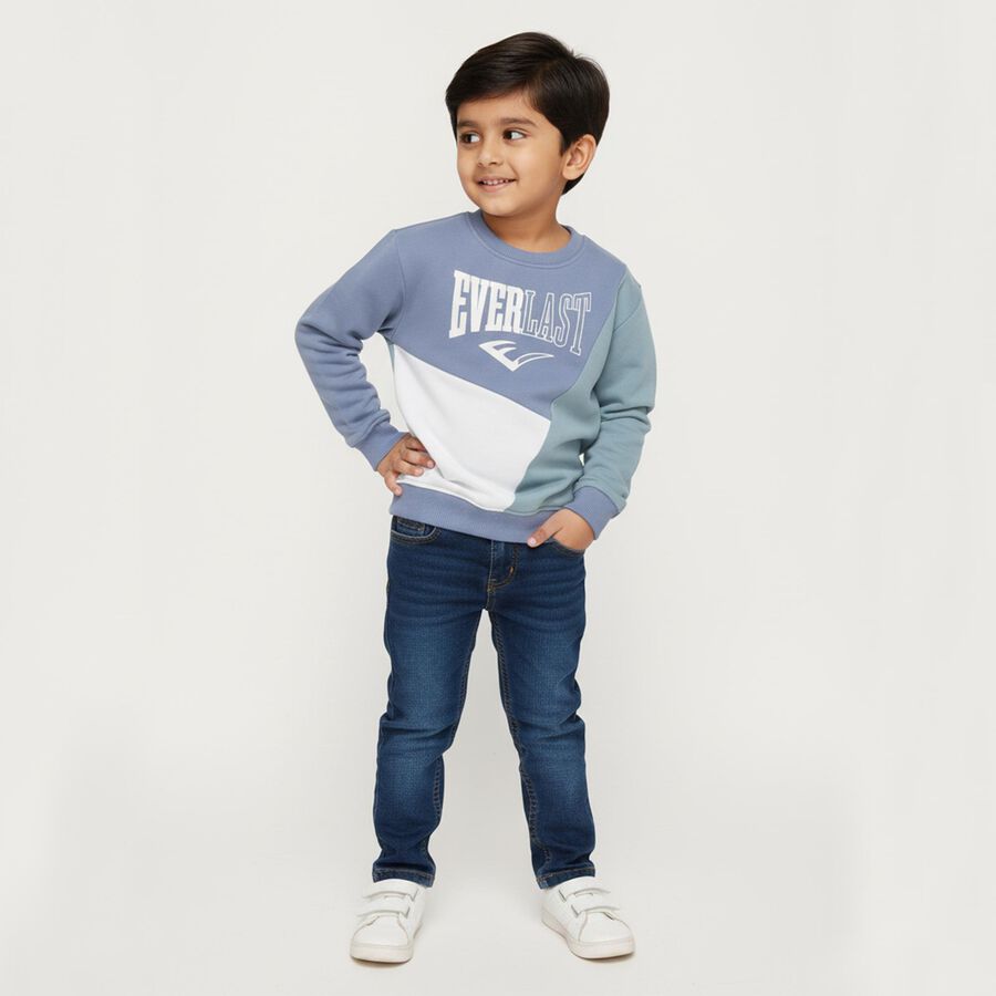 Boys' Sweatshirt, हल्का नीला, large image number null